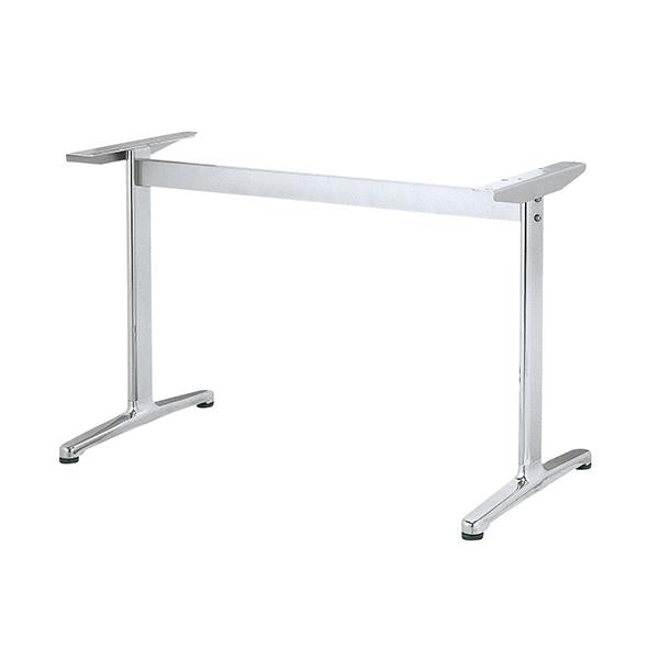 アルミダイキャストテーブル脚 ベースサイズ：A700×高さ700mm迄指定可×間口（芯々）1600mm 品番：SD-Y-700 塗装カラー：11 ポール：80×25（楕円パイプ）