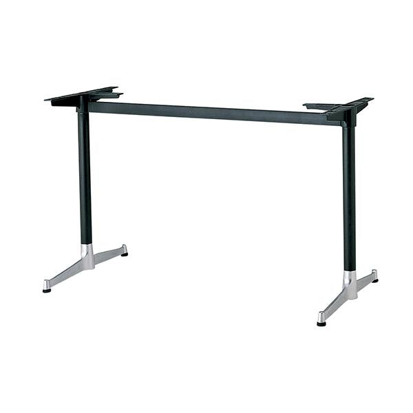 アルミ鋳物テーブル脚 ベースサイズ：A702×高さ700mm迄指定可×間口（芯々）1300mm 品番：SL-700 塗装カラー：14AM ポール：42φ