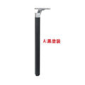アルミダイキャストテーブル脚(1本） サイズ：高さ670mm 品番：SP-POLE-D.X-K 塗装カラー：(A) 鏡面＋黒塗装/(B) 鏡面＋シルバー塗装※選択可 ポール：40角