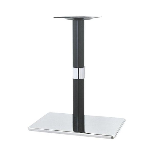 ハヤシ スチールベーステーブル脚 ベースサイズ：A550×B370×高さ700mmまで指定可 品番：TST 塗装カラー：141-R ポール：101φ